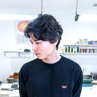 パーマ メンズ 吉田 みき ｜磐田｜メンズサロンのヘアスタイル