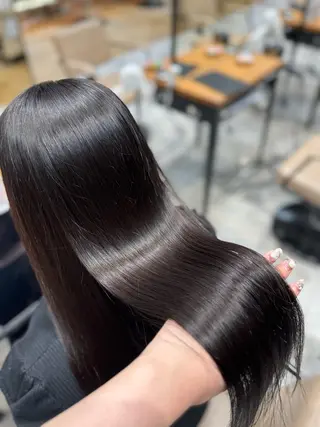 ロング カラー 新宿透明感カラー 髪質改善/吉川怜奈のヘアスタイル