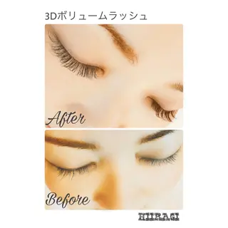 マツエク・マツパ 美容室 HIIRAGIのマツエク・マツパデザイン