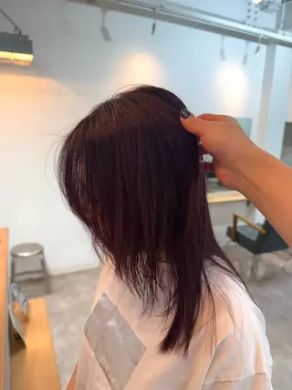 セミロング カラー iso chihiroのヘアスタイル