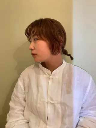 ショート ヘアアレンジ NERO 眞下秋歩のヘアスタイル