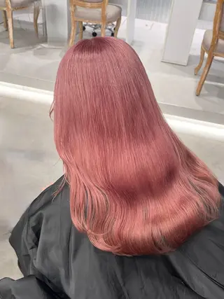 ロング カラー mai🤍縮毛酸性ス トレート/アイリストのヘアスタイル