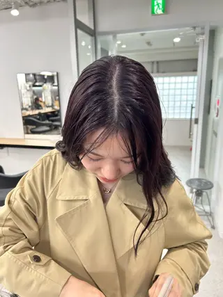 ロング カラー 愛結 暖色カラー🎀🩰のヘアスタイル