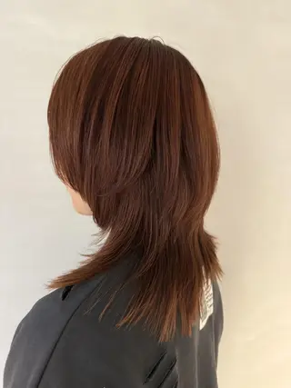 カラー ハイトーン/艶髪/ 暗髪/韓国/sanaのヘアスタイル