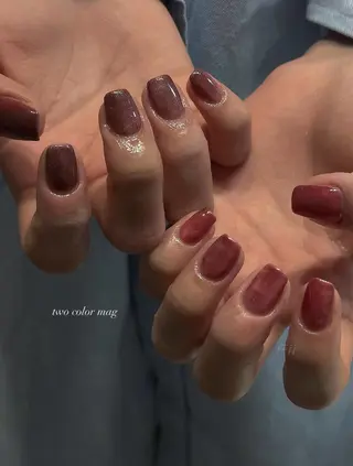 ネイル 𝐅𝐢𝐢【本町/ ネイル】Miho💜のネイルデザイン