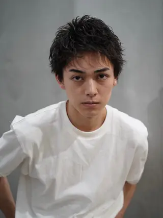 ショート パーマ メンズ 松下 友希 【fifth】のヘアスタイル