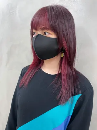 セミロング カラー 似合わせ｜レイヤー 🪩yurikaのヘアスタイル