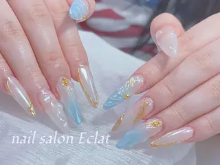 ネイル ネイルサロンエクラ 🫧Shizukaのネイルデザイン