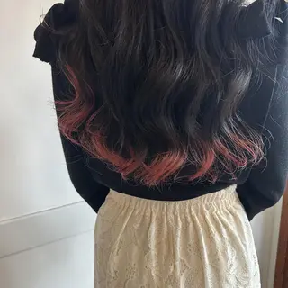 カラー 加藤 梨夏のヘアスタイル