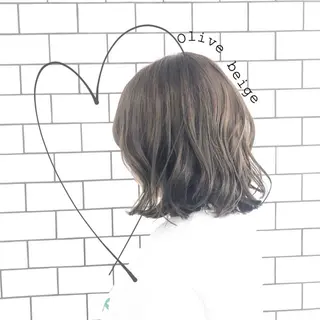 ショート カラー お洒落パーマ/ 艶カラー/michiのヘアスタイル