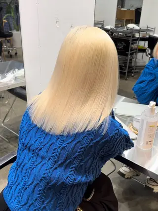 ミディアム カラー 新宿 似合わせカラー HINAのヘアスタイル