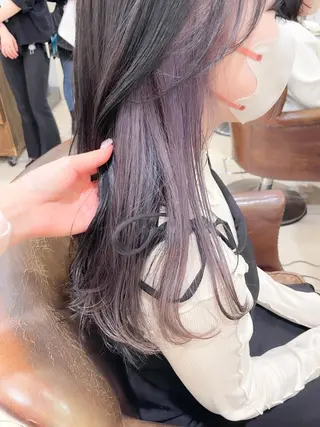 ロング カラー ✨カラー支持No.1 🧸ワキ カナコ🧸のヘアスタイル