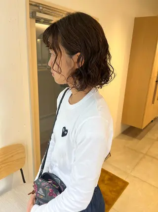 ミディアム パーマ お洒落パーマ/ボブ ❄️Tomoka❄️のヘアスタイル