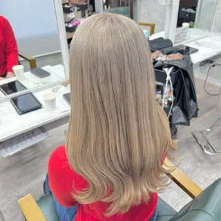 ロング カラー JUNSHIN🦋 ヘアセット／カラーのヘアスタイル