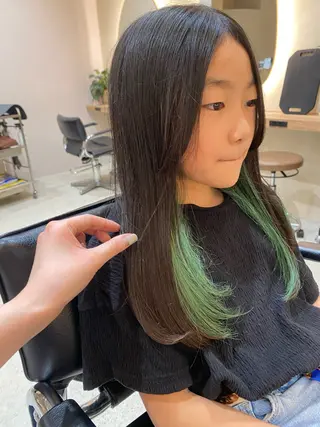 ロング カラー 🌈新田 みどり🌈のヘアスタイル