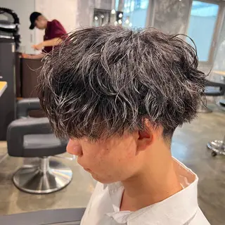 ショート カラー パーマ ヘアアレンジ メンズ キッズ 🔷横浜1のパーマ 職人🔷将太郎のヘアスタイル