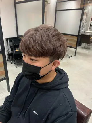 ショート カラー ヘアアレンジ kei/透明感カラー /ベージュ/インナーのヘアスタイル