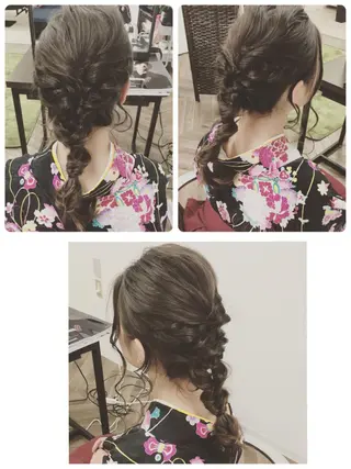 ヘアアレンジ 中原 梨沙のヘアスタイル