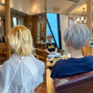 ショート カラー 木村丈晴✂️ご来店 お待ちしてます😊のヘアスタイル