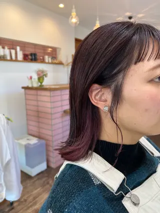 ミディアム Strawberry所属・原田 志保のヘアスタイル