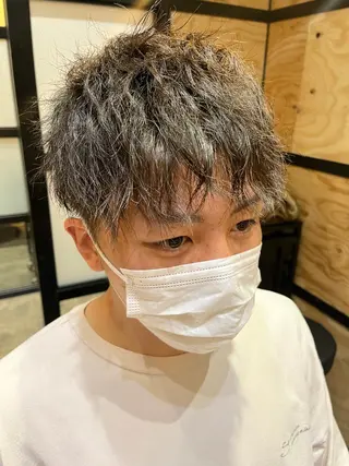 ショート カラー パーマ ヘアアレンジ メンズ キッズ ネイル マツエク・マツパ アイブロウ times salon名駅所属・久木原 ゆりのヘアスタイル