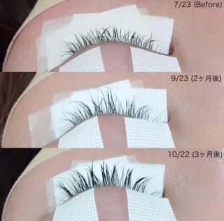 マツエク・マツパ 京橋/束感まつ毛& LED🦋藤本加奈のマツエク・マツパデザイン