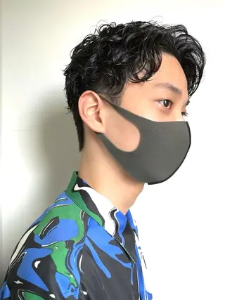 ショート メンズ 森綱 悠 /栄/ボブのヘアスタイル