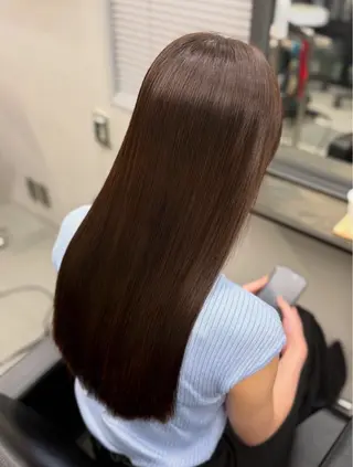 ロング カラー 縮毛矯正/韓国 /店長/KANATOのヘアスタイル