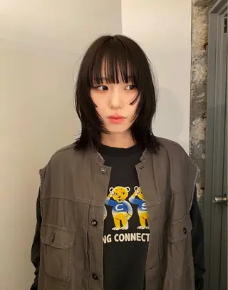 ミディアム カラー GATTACA所属・KEI gattacaのヘアスタイル