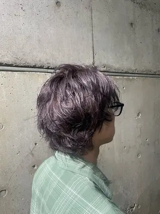 カラー メンズ 脇 麻紘のヘアスタイル