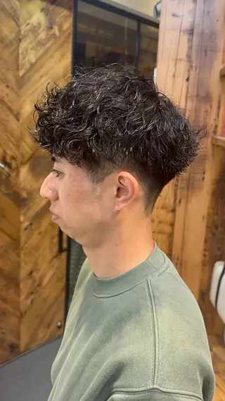 パーマ メンズ 【gemini店長】 メンズ特化中野稜平のヘアスタイル