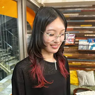 カラー ボブ/ショート /🦋服部ルミナ🦋のヘアスタイル