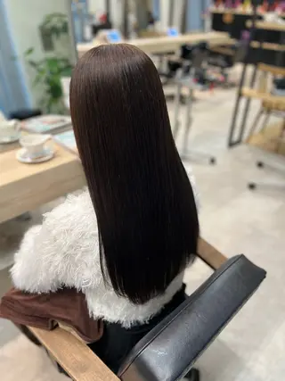 ロング カラー 寒色 ♡ レイヤー ┊︎miyuのヘアスタイル