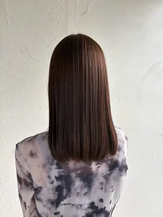 ミディアム ルプラボウ すぎやまみほのヘアスタイル