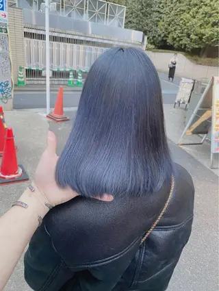 セミロング カラー 🧸ミルクティー🧸 kousei🧸のヘアスタイル