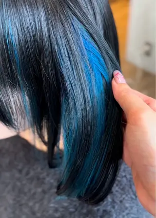 ショート カラー yui🥀/ボブ /ブリーチなしカラーのヘアスタイル