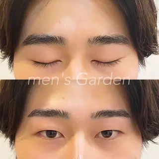 メンズ アイブロウ メンズガーデン yuriのネイルデザイン