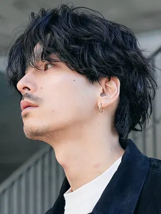 パーマ 原宿波巻きスパイラル パーマTOSHIのヘアスタイル