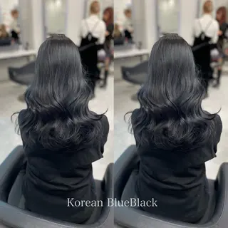 セミロング カラー ヘアアレンジ Ella所属・nana【艶髪】/ レイヤー/縮毛矯正のヘアスタイル