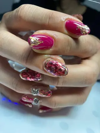 ミディアム ネイル nail yukkoのネイルデザイン