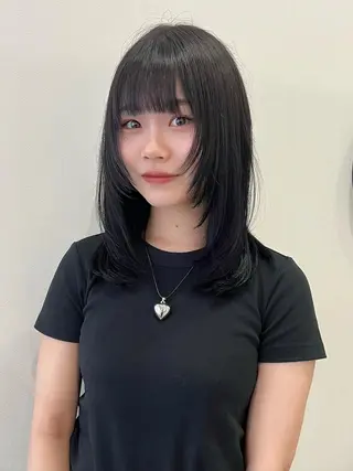 ミディアム SOYON栄2号店所属・SOYON 西ゆうかのヘアスタイル