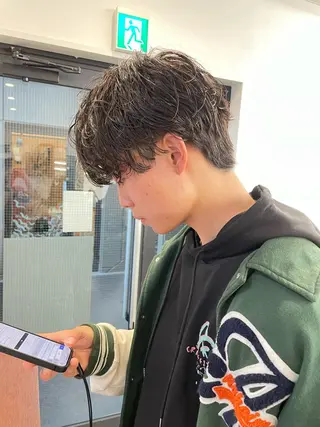 ショート パーマ pole所属・【pole】 minaのヘアスタイル