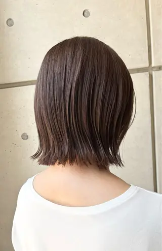 ミディアム カラー IKU ミニボブ名古屋のヘアスタイル