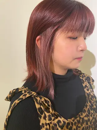 ミディアム カラー 髪質改善 SHEER. 大阪梅田所属・髪質改善/ 梅田中崎町/宮里のヘアスタイル
