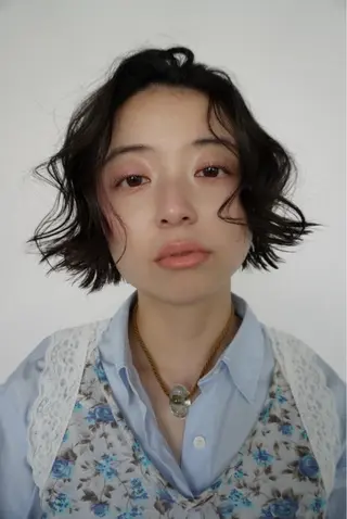 ショート カラー 熊谷 由貴のヘアスタイル