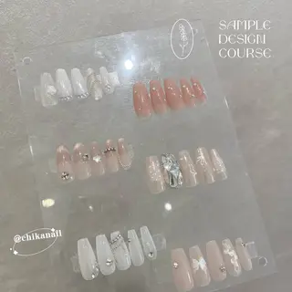 ネイル 𝑐ℎ𝑖𝑘𝑎 韓国デザインネイルのネイルデザイン