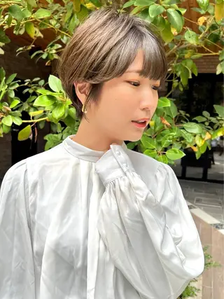 ショート 似合わせショート 森岡俊亮のヘアスタイル