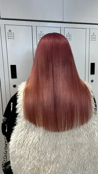 ロング カラー メンズパーマ/ メッシュ📍ユリのヘアスタイル