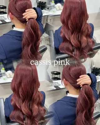 ロング maya レイヤーカットのヘアスタイル