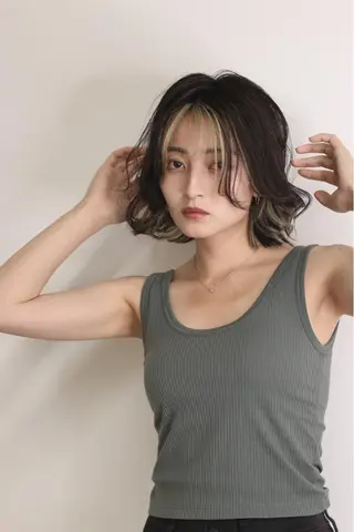 ミディアム カラー ✂️似合わせの魔術師 石田一樹✂️のヘアスタイル